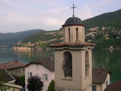 Lago di Lugano e Morcote da Brusino Arsizio